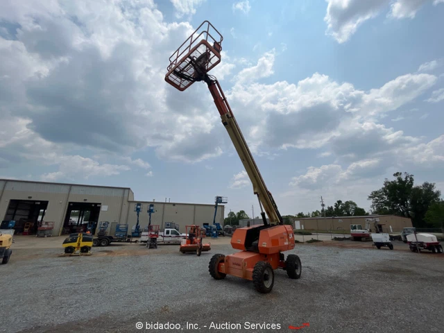2014 JLG 600S 60' 4WD Diesel Telescopic Boom Lift Man Aerial Platform bidadoo