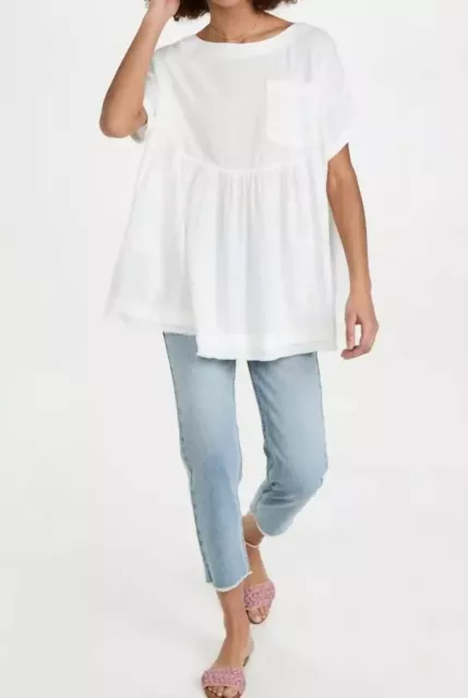 Free People Moon City Babydoll Top for Women - Size M