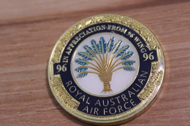 Royal Australian Air Force Office Command 96WG Challenge Coin