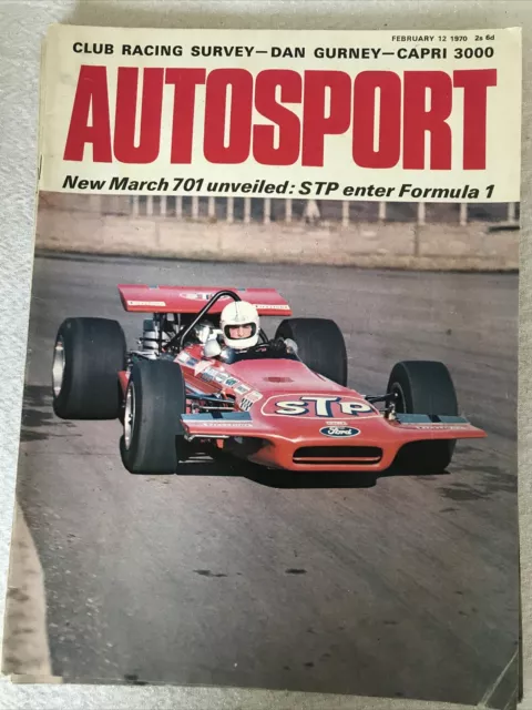 Autosport Magazine 12 February 1970 National Racing Review Interview Dan Gurney