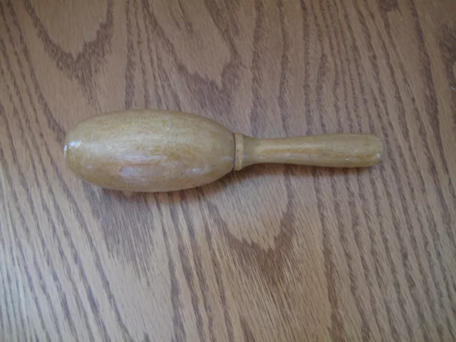 Vintage Darning Wooden Sock Darner Egg Shaped Mending Sewing Tool 2