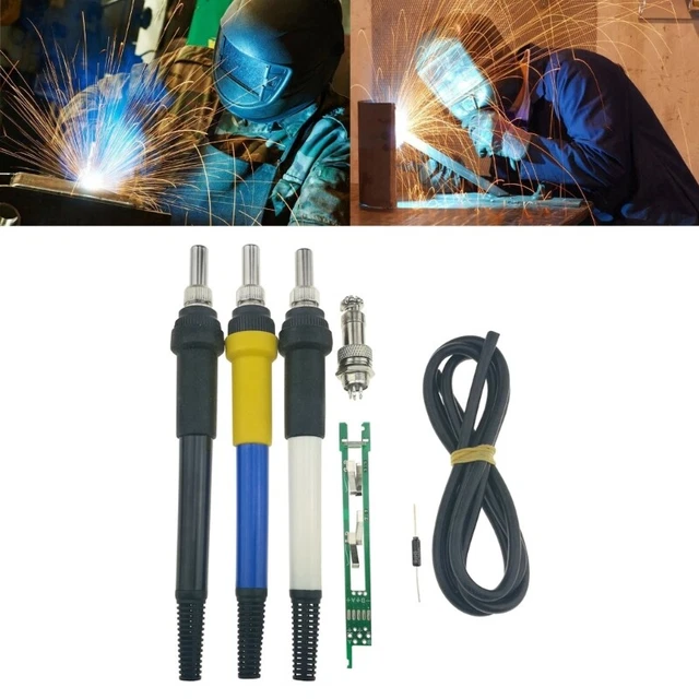 Set di utensili elettrici digitali temperatura stazione di saldatura maniglia 907 a T12