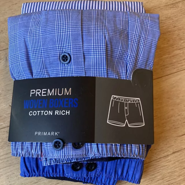 Boxer Shorts Pack Of 12 Men's Woven Boxers Cotton Rich Comfort Fit