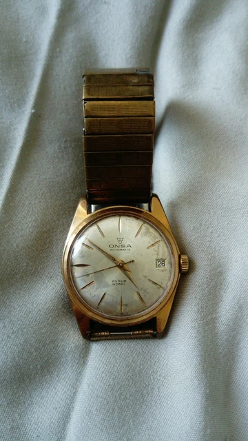 Montre Bracelet Vintage Suisse Automatique 21 Rubis Avec Date - État Quasi Neuf