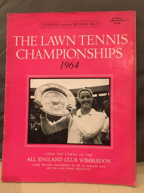 The lawn tennis championships (Wimbledon) 1964 official programme