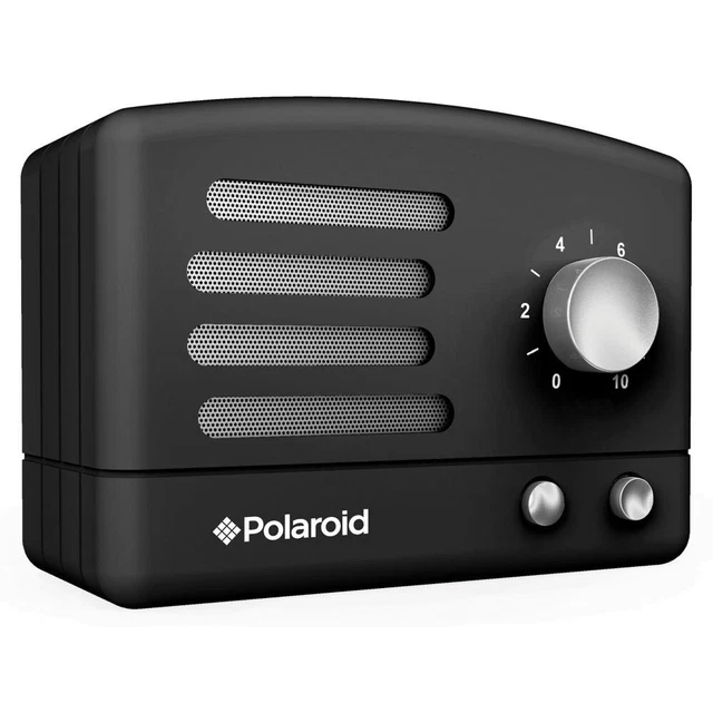 POLAROID PBT530BK PORTABLE Mini Retro Bluetooth Wireless Speaker ...