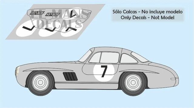 Decals Matra MS670B Le Mans Test 1973 53 1:32 1:43 1:24 1:18 MS 670 Decals - Foto 3