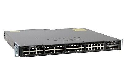 ⭐ CISCO C1-WS3650-48FS WS-C3650-48FS-S 48x10/100/1000 Completo PoE SFP Gigabit 4x 