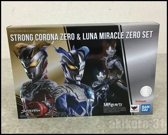 Ultraman Cosmos Strong Corona Zero&Luna Miracle Zero Set Figure