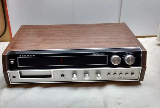 Vintage Fisher 3500 FM/AM Stereo Receiver 8 Track Player Recorder Music Center