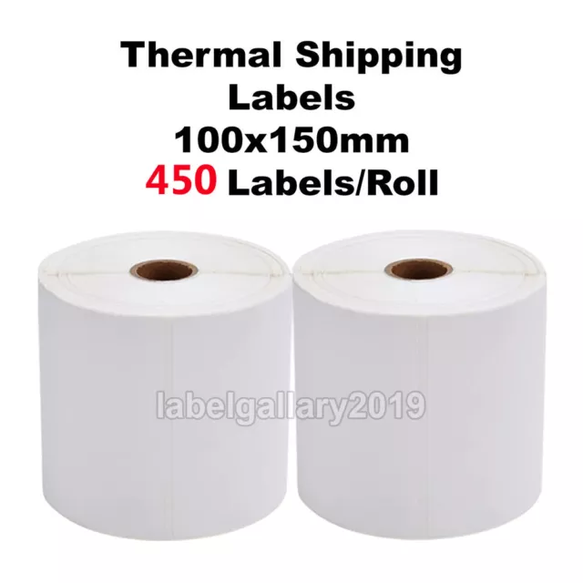 Direct Thermal Shipping Label 100x150mm ( 450 Labels Per Roll ) 4x6 Labels Roll