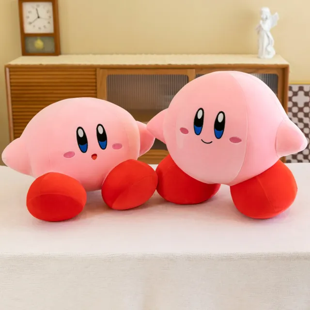 40cm Cute Kirby Plush Pillow Toys Soft Stuffed Doll Kids Birthday Cartoon Gifts