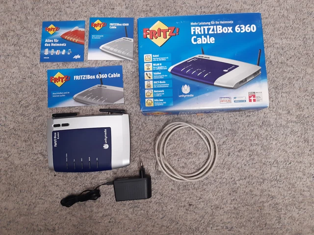 Firmware Update Fritz Box 6360 Cable Unitymedia picclick.de