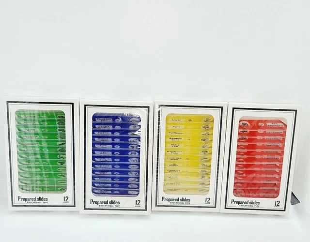 DIY-Science Prepared Slides Educational Type - 48 Plastic Microscope Slides