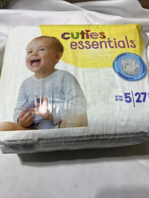 Cuties Complete Care Baby Diapers, Size 5, Pack of 27