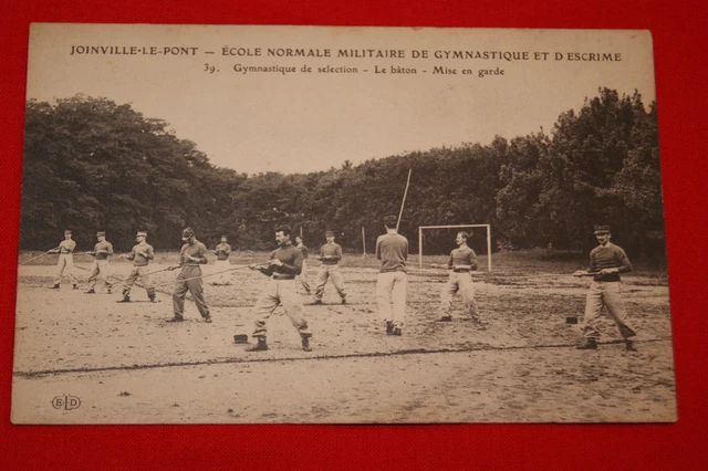 Joinville Le Pont Ecole Militaire Gymnastique Escrime Le Baton Garde  (R439)