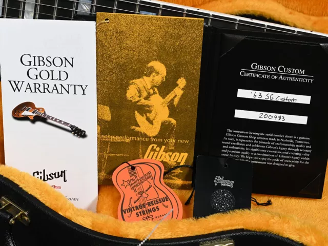 Gibson SG 1963 Custom Reissue 3-Pickup w/ Maestro VOS 3