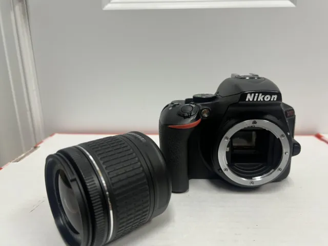 Nikon D5600 APS-C DX  24.2 MP 3.2'' LCD Digital SLR Camera & 18-55mm Lens & More