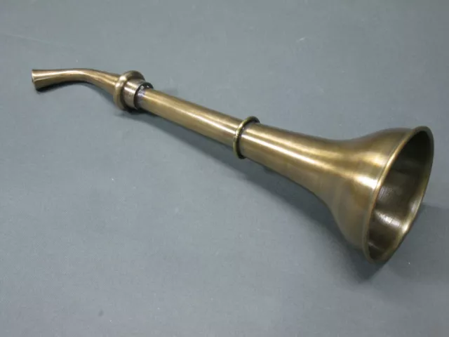 Altmessing Stethoskop Hörrohr Hearing Pipe  Hörverstärker 25 cm  Brass  Ear Tube