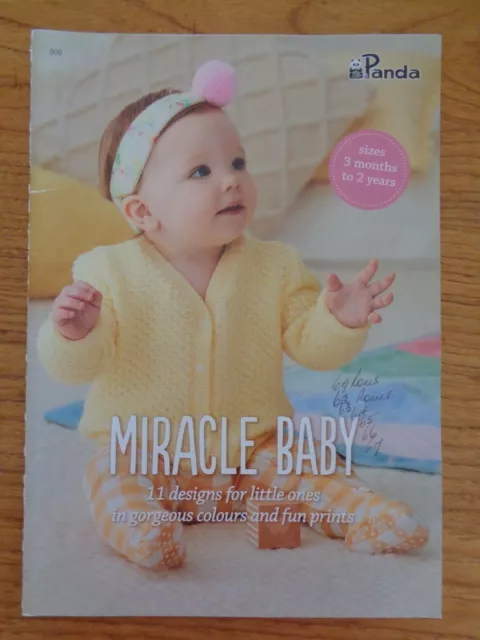 Panda Knitting Pattern #900 - Miracle Baby - 11 Designs For Little Ones