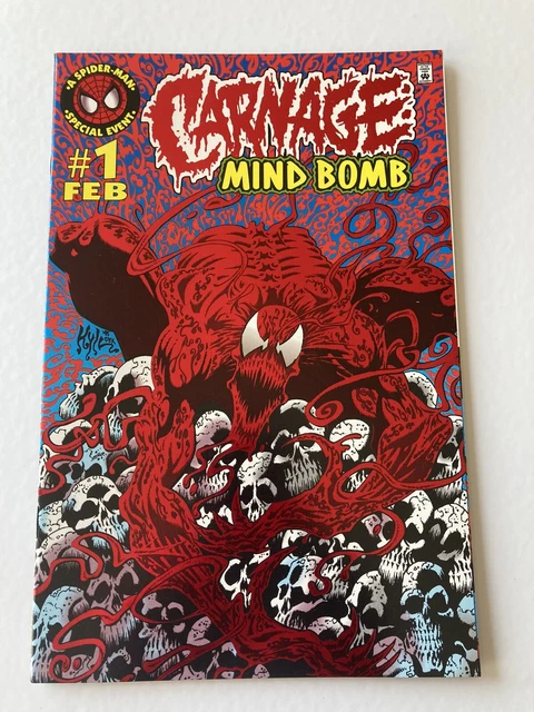 Carnage: Mind Bomb #1 Red Foil Cover! Marvel Comics 1996