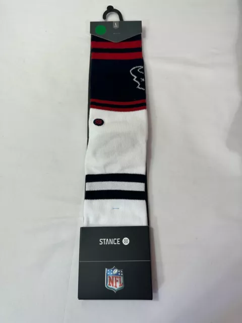 STANCE NFL TEXANS LOGO CREW SOCKS Mens Navy Blue Large 9-12