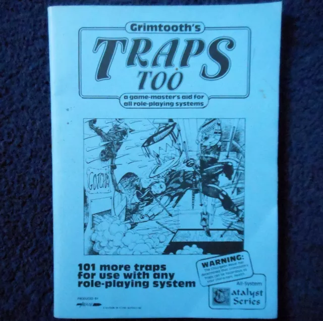 Grimtooth's Traps Too Advanced Dungeons & Dragons Adventure Module 1st Edition