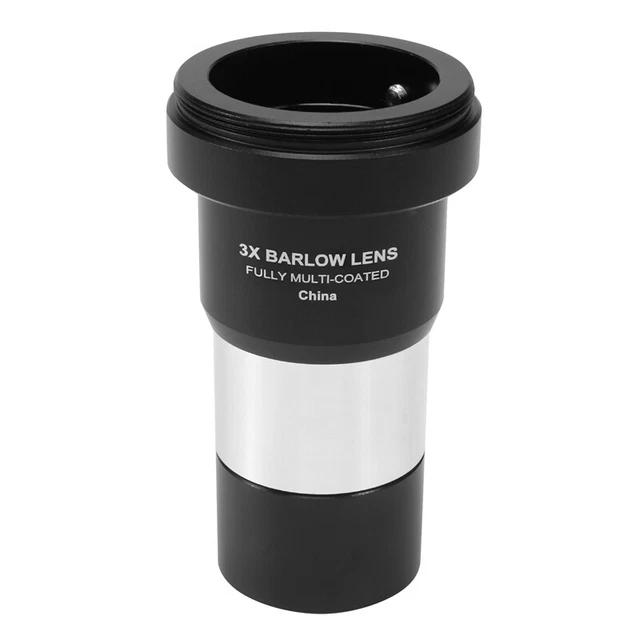 Lente Barlow de 1,25 pulgadas 3X cuerpo metálico totalmente multicapa con hilo M42 para X3O2