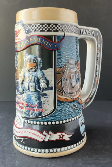 Miller High Life Beer Stein “Great American Achievements”  Fifth In A Series