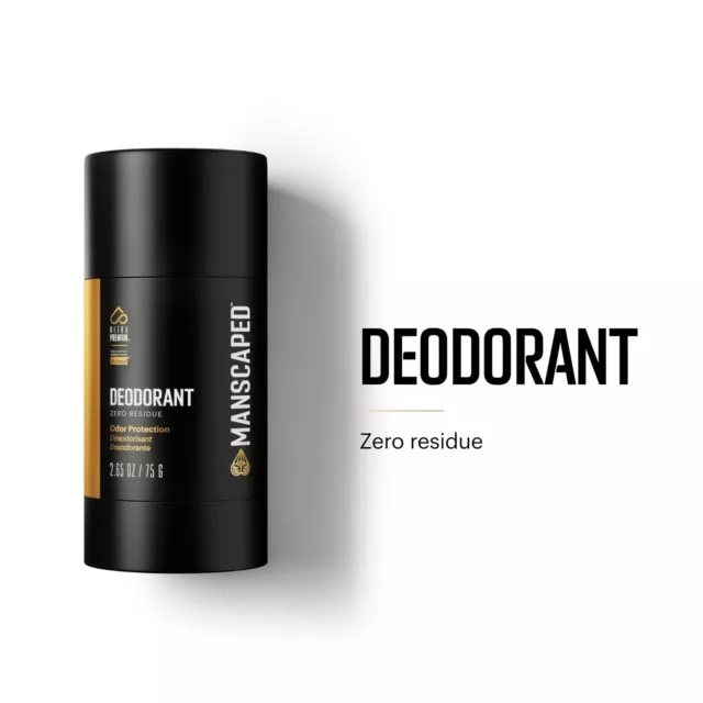 MANSCAPED™ UltraPremium Deodorant, Aluminum-Free Clear Formula 2.5 oz Stick