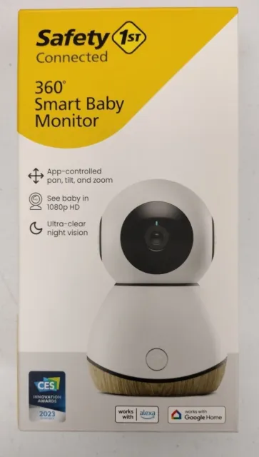 Safety 1st Connected 360-Degree Smart Baby Monitor MO180