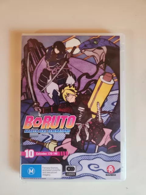 Boruto-Naruto Next Generations : Part 10 : Eps 120-140 (DVD 2019)