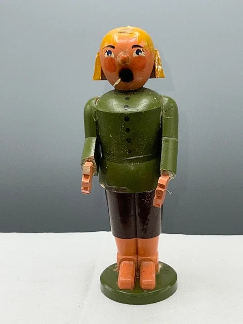 Alter Räuchermann Moritz 18 cm Erzgebirge um 1920