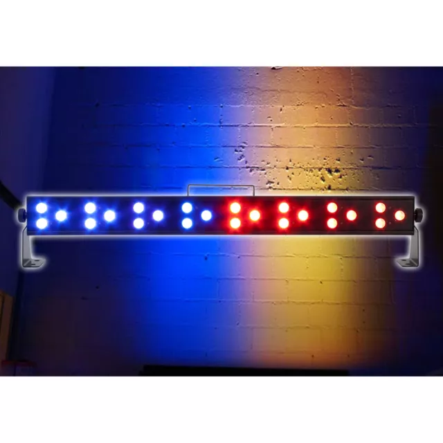 LightmaXX Platinum BAR TRI-LED, Professionelle Lichteffekte, 24x 3 Watt TRI-LEDs