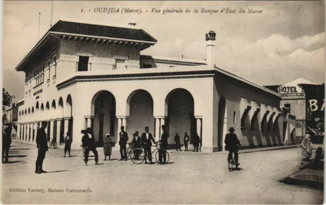 CPA AK MAROC OUDJDA Vue Générale de la Banque d'État de Maroc (31055)