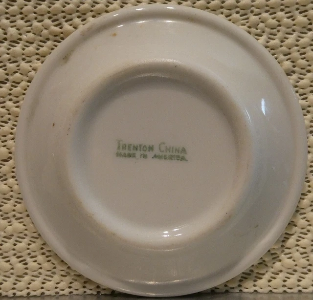 Railroad Dining China Dish Union  Pacific Butter Pat Winged Streamliner 3