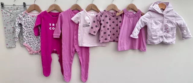 Pacchetto di abbigliamento per bambine età 6-9 mesi semi H&M patrimonio rock it tots