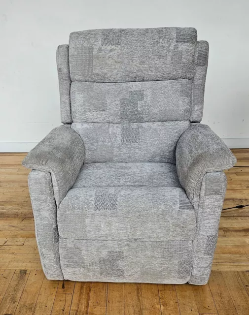 Lazy Boy Durham lift & rise recliner armchair, Patchwork Grey RRP £1499