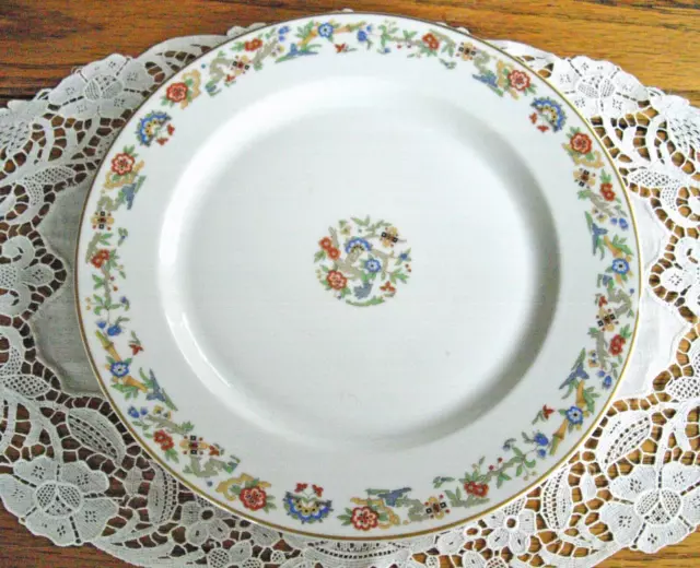 Vintage Syracuse China O.P.CO  ORIENTAL 9 3/4" Plate ~
