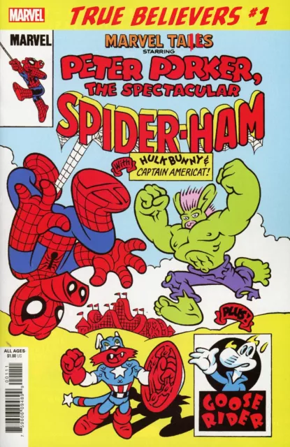 True Believers Marvel Tails Peter Porker Spectacular Spider-Ham 1 Spiderman Nm