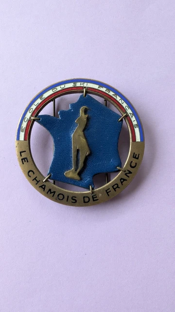 Insigne De Ski ESF - La Flèche - Réf 87 - Étoile De Ski - Occasion