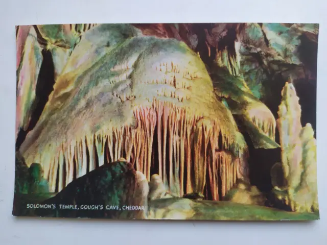 Solomon's Temple Gough's Cave Cheddar Somerset Picture Postcard