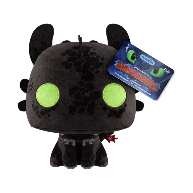 FUNKO PLUSH TOOTHLESS Plushie How To Train Your Dragon Movie Kids Soft ...
