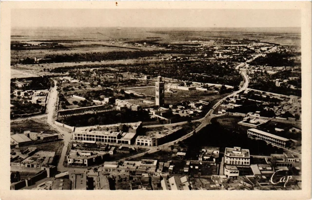 CPA AK MARRAKECH Airplane View MOROC (688682)