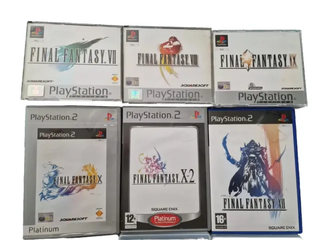 Massive Final Fantasy Bundle Collectors PS1 PS2 PS3 PS4 Games All Complete VGC