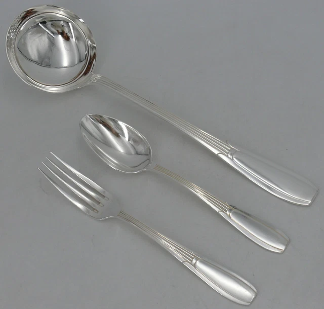 SFAM Rambouillet Art Deco 12 Table Cuts + Ladder 25pcs, Silver Metal 2
