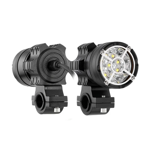 LED Driving Lights w/ Wiring Harness Switch for Motorbike Car ATV UTV SUV Truck