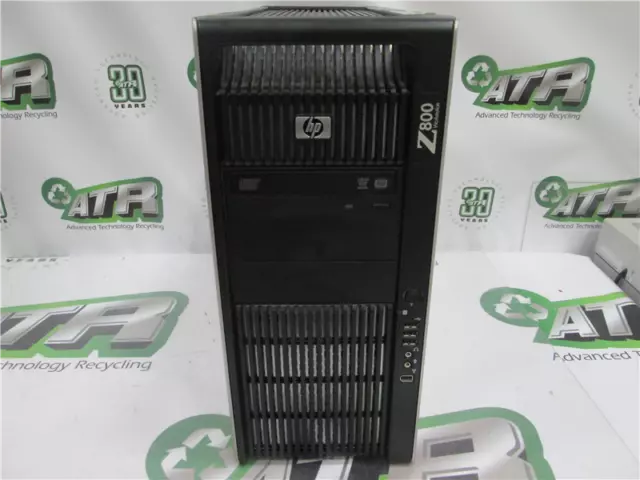 Estación de trabajo HP Z800 XEON E5645 2,4 GHz 24 GB RAM SIN HDD