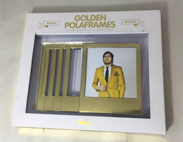 Doiy Special Edition Golden Polaframes - Pack of 6