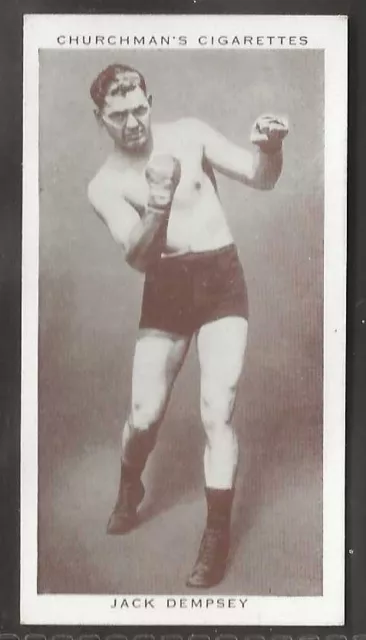 Churchman-Boxing Personalities 1938-#12- Jack Dempsey